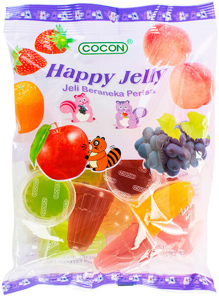 Желе Cocon фруктовое Ассорти Happy Jelly 0,304кг
