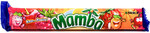 Жевательные конфеты Mamba со вкусами апельсина, вишни, малины, клубники 106г