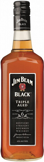 Jim Beam Black Triple Aged, 6 Years Old, 1 л