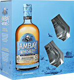 Виски Lambay Small Batch Blend Irish Whiskey 4 y.o. (gift box with 2 glasses) 0.7л