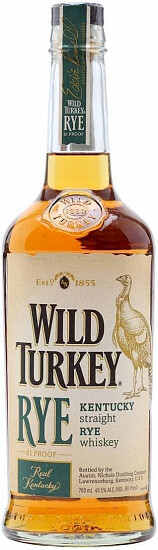 Виски Wild Turkey Kentucky Straight Rye Whiskey 0.7л