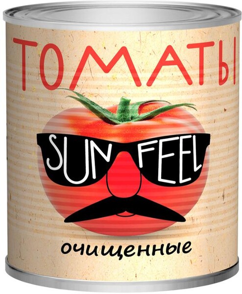 Томаты очищенные в с/с SUNFEEL 400 мл