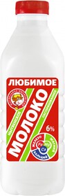 Молоко Нытвенское 0,9л 6% бутылка
