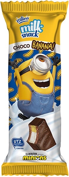 Пирожное бисквитное Milino Миньон с бананом, 30 г