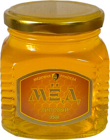 Мед Медовая трапеза 350г липовый ст/б