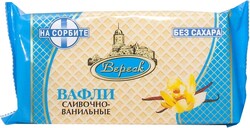 Вафли Вереск на сорбите 105г сливочно-ванильные