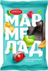 Мармелад желейный глазированный 250г Азовская кондитерская фабрика