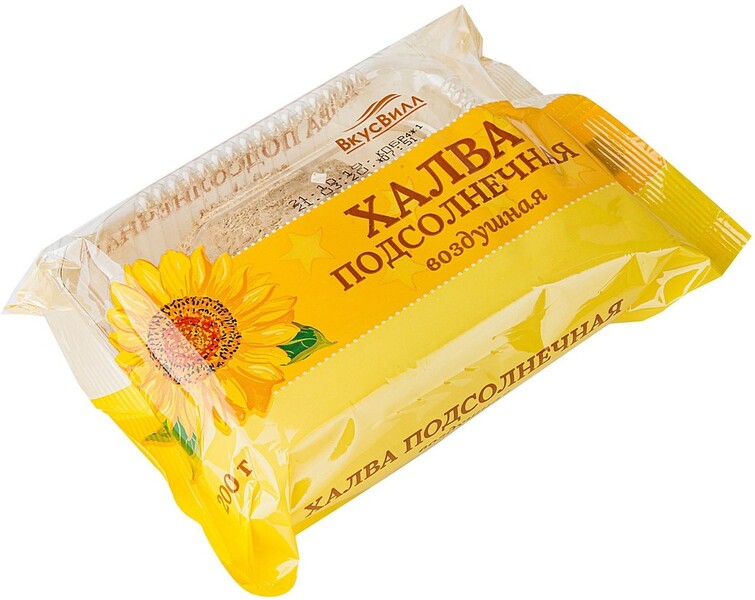 Халва ВкусВилл Подсолнечная Воздушная 200г