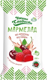 Мармелад желейно-формовой со вкусом вишни Умные сладости, 200 г