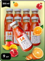 Сок Детокс N14 фруктовый манго/апельсин/гранат 1л ст/б