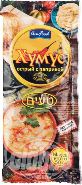 Хумус Amfood Тайны востока острый с паприкой, 50 г