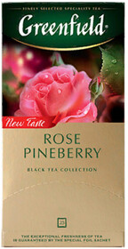 Чай черный Greenfield Rose Pineberry, 25x1,5 г