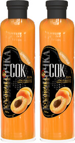 Сок Кубаночка абрикосовый без сахара, красителей и консервантов 0,75л