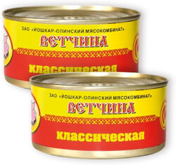 Ветчина Йошкар-Олинский МК Классическая, 325 гр., ж/б