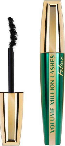 L'Oreal Paris Объем миллиона ресниц Feline Взгляд кошки Тушь для ресниц, для объема и разделения, черная, 9 мл