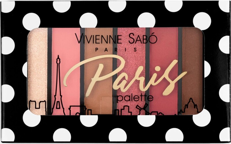 Палетка теней ДЛЯ ВЕК VIVIENNE SABO PARIS 6 ЦВЕТОВ ТОН 04