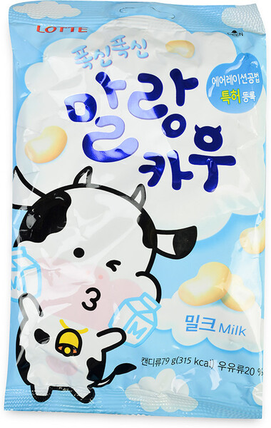 Карамель Лотте Malang Cow Milk Лотте 79 г Южная Корея