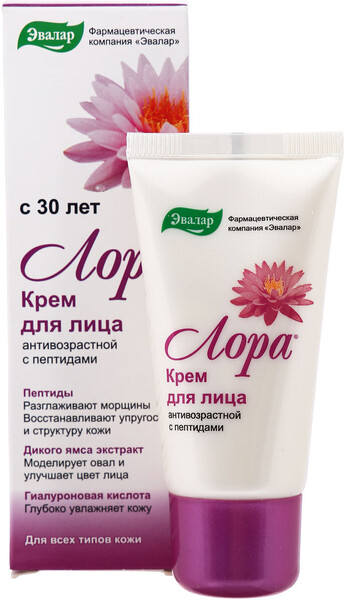 Лора Эвалар, крем антивозрастной для лица, туба 30 г