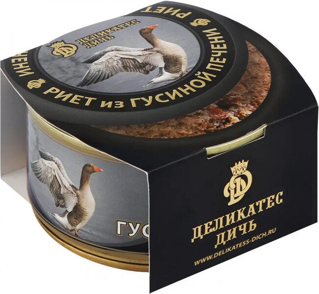 Риет Деликатес Дичь из гусиной печени 200г