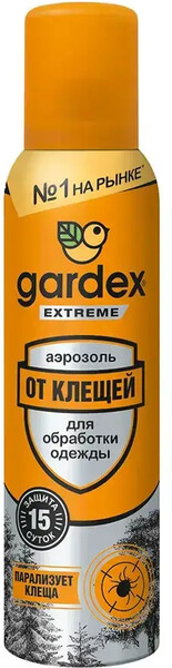 Аэрозоль GARDEX Extreme от клещей 150мл