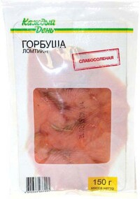 Горбуша «Каждый день» ломтики слабой соли, 150 г
