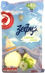 Зефир АШАН Яблоко, 250 г