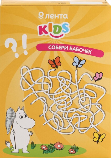 Подушечки ЛЕНТА KIDS Муми Тролли, со вкусом банана, 200г Россия, 200 г