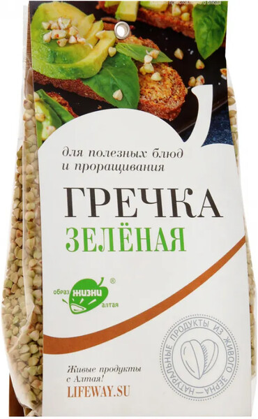 Зеленая гречка Образ жизни, 250 г