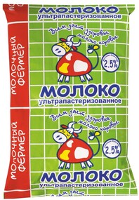 Молочный фермер Молоко у/паст 2,5%