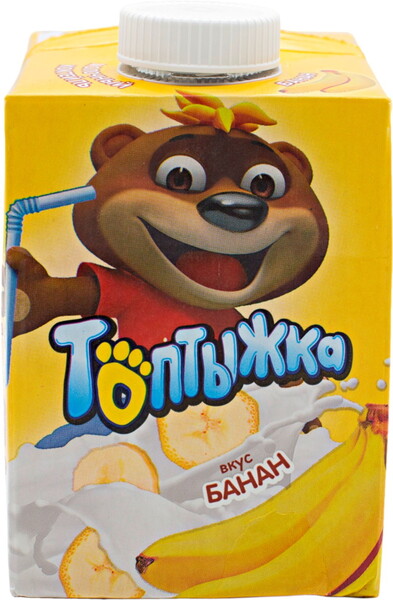 БЗМЖ Молочный коктейль Топтыжка 3,2% 500г