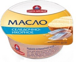 Масло Санта Бремор селедочно-икорное 100г