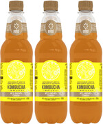 Напиток газированный Absolute Nature IMMUNO+ Комбуча имбирь мед лимон, 0,555 мл