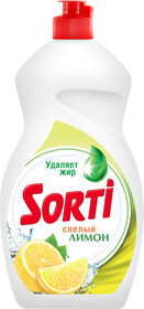 Средство для мытья посуды SORTI Лимон, 1.3л Россия, 1300 г