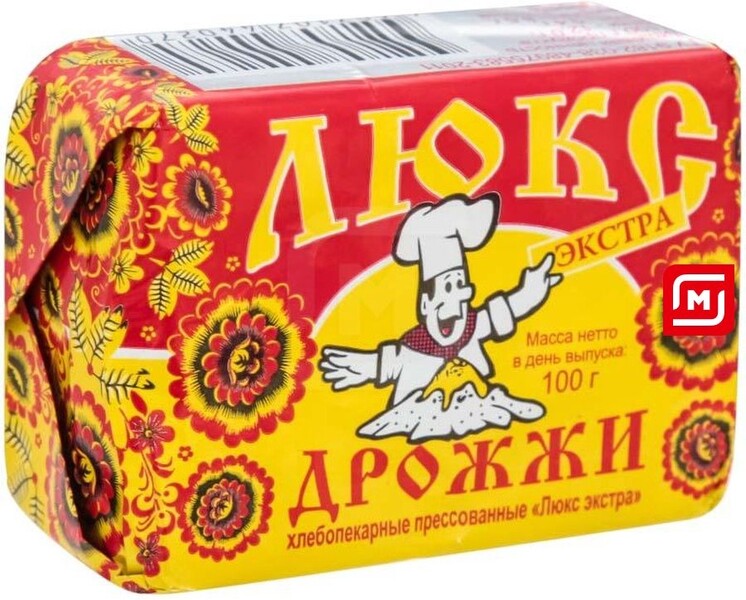 Дрожжи прессованные Люкс Экстра 100г (Саф-Нева)