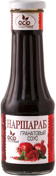 Соус EcoFood Наршараб гранатовый, 420 гр., стекло