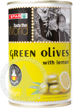 Оливки SPAR с Лимоном 300г ж/б