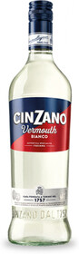 Напиток винный вермут CINZANO Bianco белый сладкий, 1л Италия, 1 L