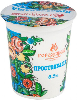 Простокваша 8,5% 400гр п/ст Городец