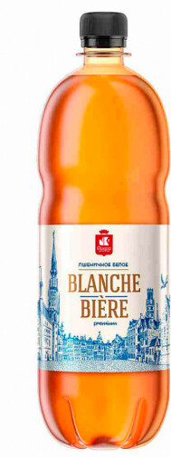 Пивной Напиток Blanche Biere Пшеничное Белое 4,8% 1л пэт