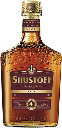 Коньяк Российский Шустов 4 Года 40% 0,5л