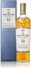 Виски The Macallan Triple Cask Matured 12 y.o. Highland single malt scotch whisky (gift box) 0.05л