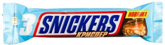 Шоколадные батончики Snickers Crisper, 20г