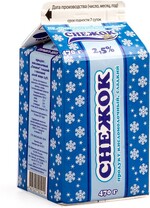 Снежок 2,5%, ШМЗ, 470 мл., тетра-пак