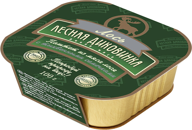 Паштет из мяса лося 100г