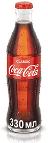 Напиток Coca-Cola сильногазированный, 0,33л, стекло