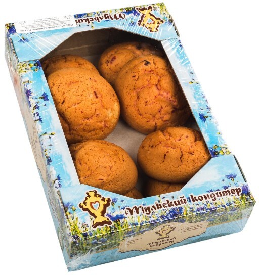 Печенье Творожное Тульский кондитер 400гр с вишней