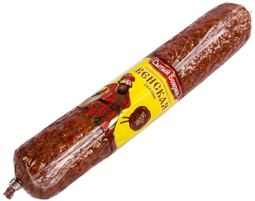 Колбаса сырокопченая Венская салями Сытый Боярин 300гр