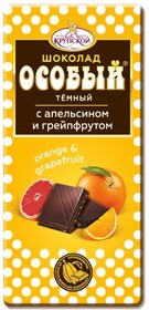 Шоколад Особый темный с апельсином и грейпфрутом 90 г