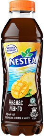 Напиток NESTEA Черный чай со вкусом манго и ананаса негазированный, 0.5л Россия, 0.5 L