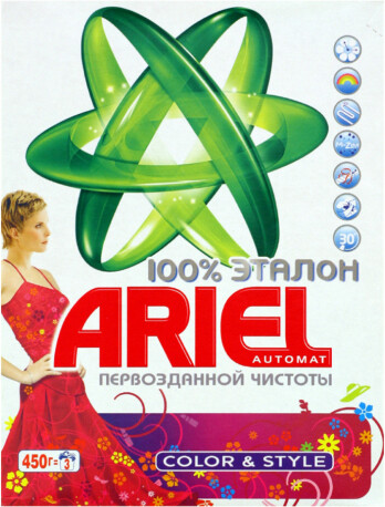 Стиральный Порошок Ariel Автомат Color&Style 450г